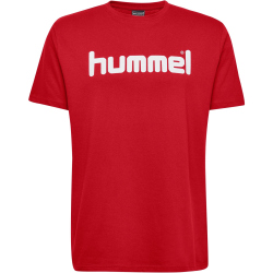 hummel GO Baumwoll T-Shirt Kinder true red 176