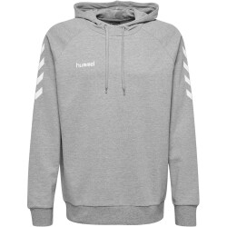 hummel GO Baumwoll Hoodie Herren grey melange 3XL