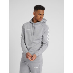 hummel GO Baumwoll Hoodie Herren grey melange 3XL