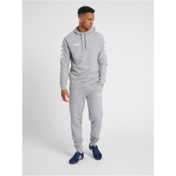hummel GO Baumwoll Hoodie Herren grey melange 3XL