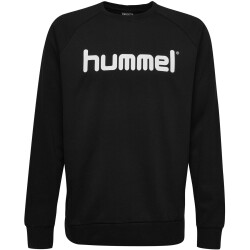 hummel GO Baumwoll Logo Sweatshirt Kinder black 176