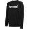 hummel GO Baumwoll Logo Sweatshirt Kinder black 176
