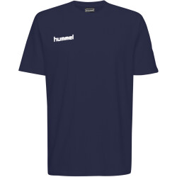 hummel GO Baumwoll T-Shirt Kinder marine 176