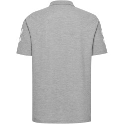 hummel GO Baumwoll Poloshirt Kinder grey melange 176