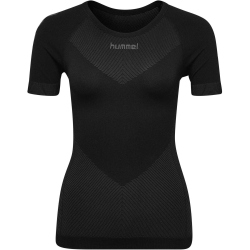 hummel First Seamless kurzarm Funktionsshirt Damen black XL/XXL
