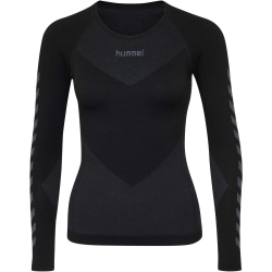 hummel First Seamless langarm Funktionsshirt Damen black XS/S