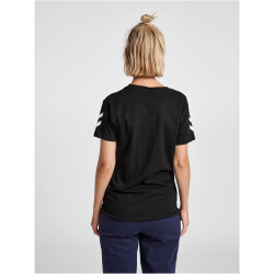 hummel GO Baumwoll T-Shirt Damen kurzarm black XS