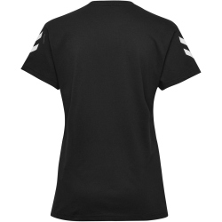 hummel GO Baumwoll T-Shirt Damen kurzarm black XXL