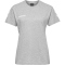 hummel GO Baumwoll T-Shirt Damen kurzarm grey melange XS