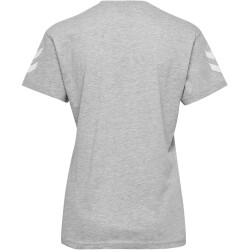 hummel GO Baumwoll T-Shirt Damen kurzarm grey melange S