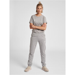 hummel GO Baumwoll T-Shirt Damen kurzarm grey melange M