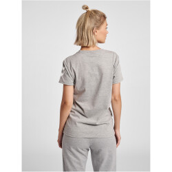 hummel GO Baumwoll T-Shirt Damen kurzarm grey melange M