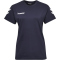hummel GO Baumwoll T-Shirt Damen kurzarm marine XS