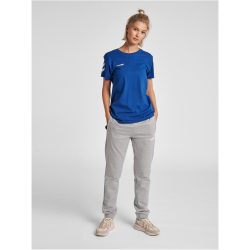 hummel GO Baumwoll T-Shirt Damen kurzarm true blue XS