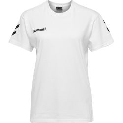hummel GO Baumwoll T-Shirt Damen kurzarm white L