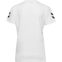 hummel GO Baumwoll T-Shirt Damen kurzarm white XL