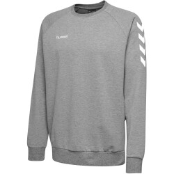 hummel GO Baumwoll Sweatshirt Herren grey melange S