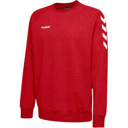 hummel GO Baumwoll Sweatshirt Kinder 3062 - true red 128