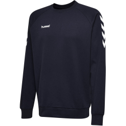 hummel GO Baumwoll Sweatshirt Kinder 7026 - marine 164