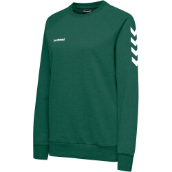hummel GO Baumwoll Sweatshirt Damen evergreen XS