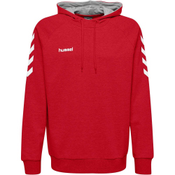 hummel GO Baumwoll Hoodie Herren true red M