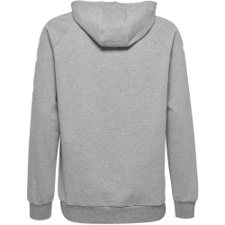 hummel GO Baumwoll Hoodie Kinder grey melange 140