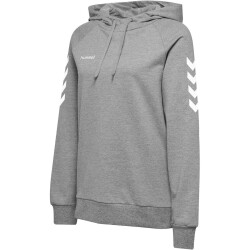 hummel GO Baumwoll Hoodie Damen grey melange XL