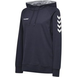 hummel GO Baumwoll Hoodie Damen marine XXL