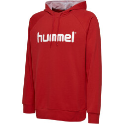 hummel GO Baumwoll Logo Hoodie Herren true red S