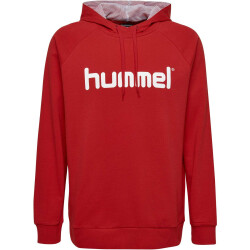 hummel GO Baumwoll Logo Hoodie Herren true red M