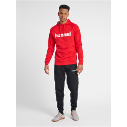 hummel GO Baumwoll Logo Hoodie Herren true red M