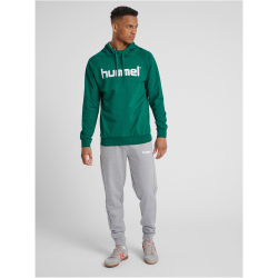hummel GO Baumwoll Logo Hoodie Herren evergreen S