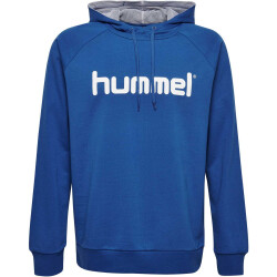 hummel GO Baumwoll Logo Hoodie Herren true blue XXL