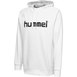 hummel GO Baumwoll Logo Hoodie Herren white S