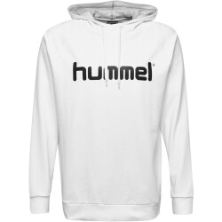 hummel GO Baumwoll Logo Hoodie Herren white S