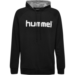 hummel GO Baumwoll Logo Hoodie Kinder black 116
