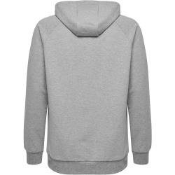 hummel GO Baumwoll Logo Hoodie Kinder grey melange 140