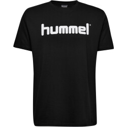 hummel GO Baumwoll Logo T-Shirt Herren black S