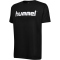 hummel GO Baumwoll Logo T-Shirt Herren black M