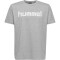 hummel GO Baumwoll Logo T-Shirt Herren grey melange XXL