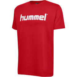 hummel GO Baumwoll Logo T-Shirt Herren true red S