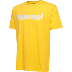 hummel GO Baumwoll Logo T-Shirt Herren sports yellow S