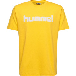 hummel GO Baumwoll Logo T-Shirt Herren sports yellow M