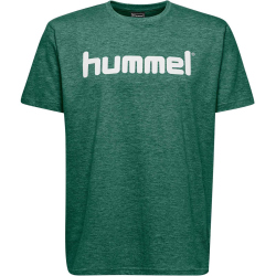 hummel GO Baumwoll Logo T-Shirt Herren evergreen S