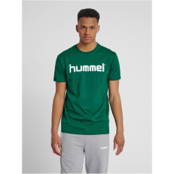 hummel GO Baumwoll Logo T-Shirt Herren evergreen S