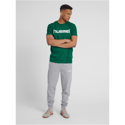hummel GO Baumwoll Logo T-Shirt Herren evergreen S