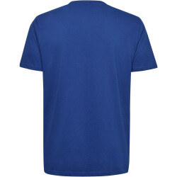 hummel GO Baumwoll Logo T-Shirt Herren true blue M