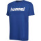 hummel GO Baumwoll Logo T-Shirt Herren true blue M