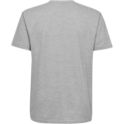 hummel GO Baumwoll T-Shirt Kinder grey melange 152