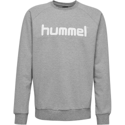 hummel GO Baumwoll Logo Sweatshirt Herren grey melange M